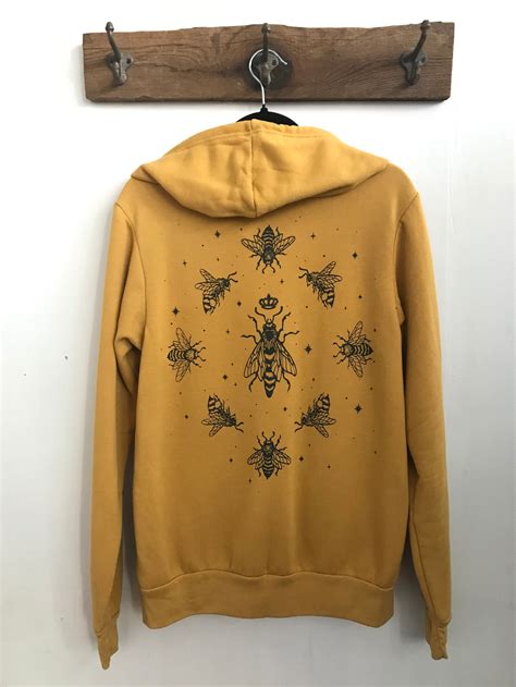 Bees Hoodie Etsy