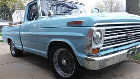 Sell Used 1968 Ford F100 Short Bed Custom 390cu C 6 Transmission In
