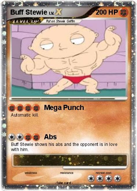 Pokémon Buff Stewie 6 6 Mega Punch My Pokemon Card
