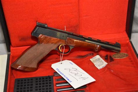 Restricted Browning Model Medalist 22 Lr Cal 10 Shot Semi Auto