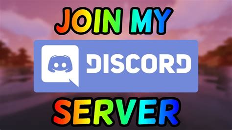 Join My Discord Server Youtube