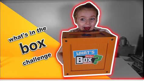 Whats In The Box Challenge Game Youtube