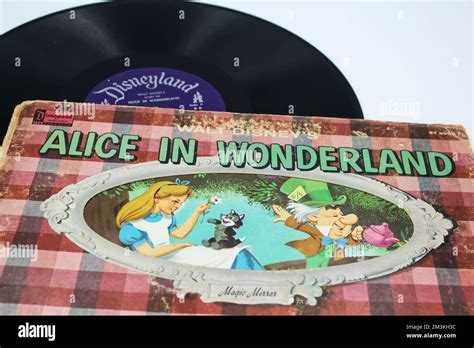 Alice In Wonderland Disney Movie Soundtrack Music Album On Vinyl Record