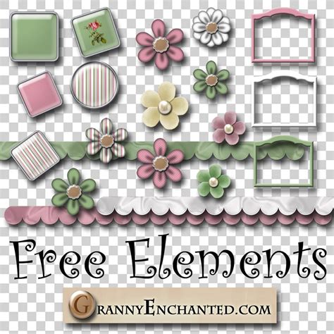 Granny Enchanteds Free Digital Scrapbook Kits Free Digital