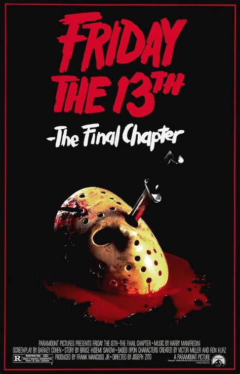 Friday The 13th The Final Chapter 1984 Movie Posters