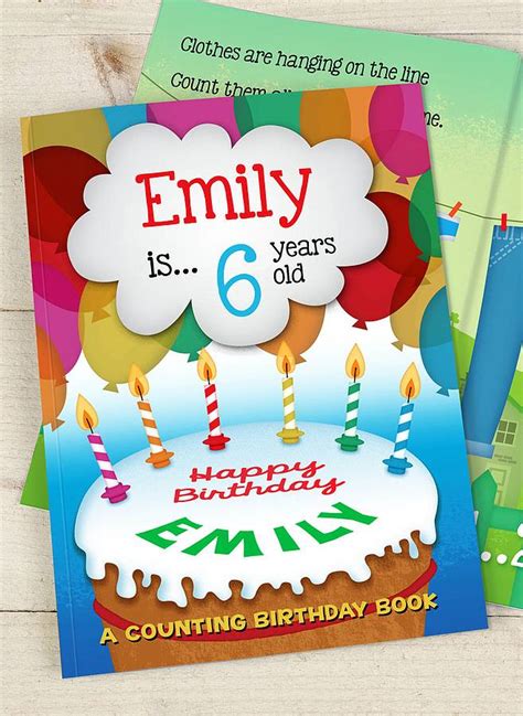 personalised counting birthday book by letteroom