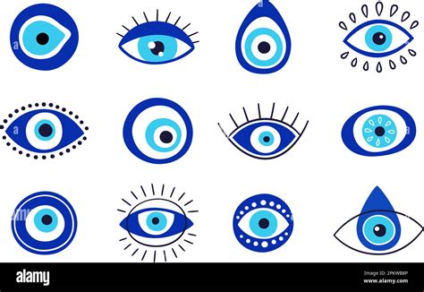 Evil Eye Talisman Icons Turkish Or Greek Eye Symbols Greece Ethnic
