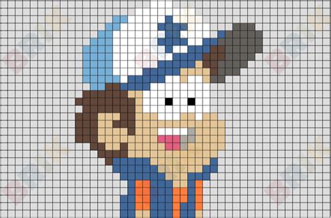 Dipper Pixel Art Brik