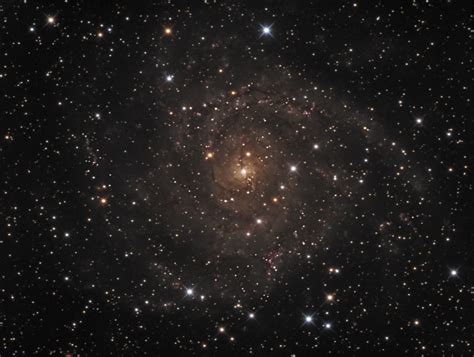 Spiral Galaxy Ic 342 Through An At12rct Astronomy Magazine