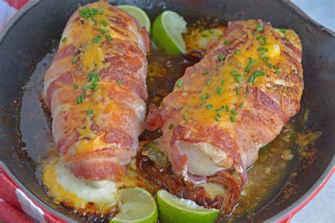 Jalapeno Bacon Wrapped Chicken Cheese Stuffed Chicken