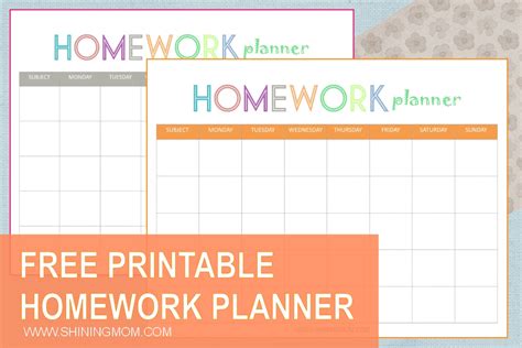 Free Printable Homework Calendar Month Calendar Printable