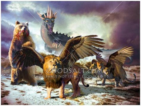 Beasts Of Daniel Book Of Daniel Beast Of Revelation Bible Pictures