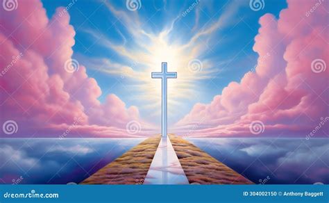 The Road To The Kingdom Of Heaven Stock Illustration Illustration Of