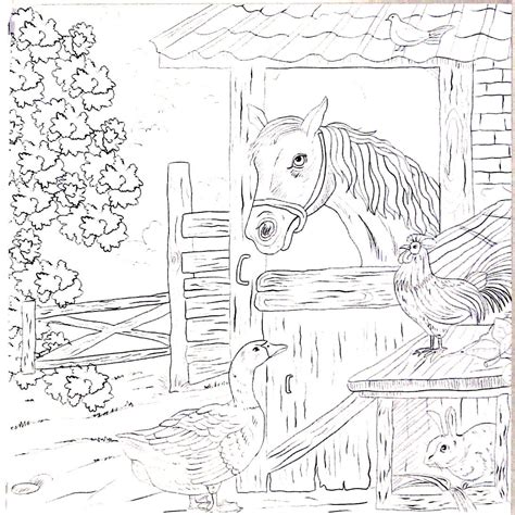 Here we can discuss coloring books and pages, deals on books and accessories • if you're here to self promote a book or coloring page (etc) please add the flair self promotion, and read the rules. Horse, duck, and chicken on the farm -- Country living ...