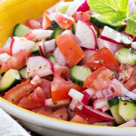Simple Summer Side Salad Clean Food Crush