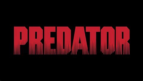 Try it for free now! Predator Font | Predator, Predator movie, Science fiction film