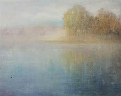 Morning Fog Oil 24 × 20 Landscape Paintings
