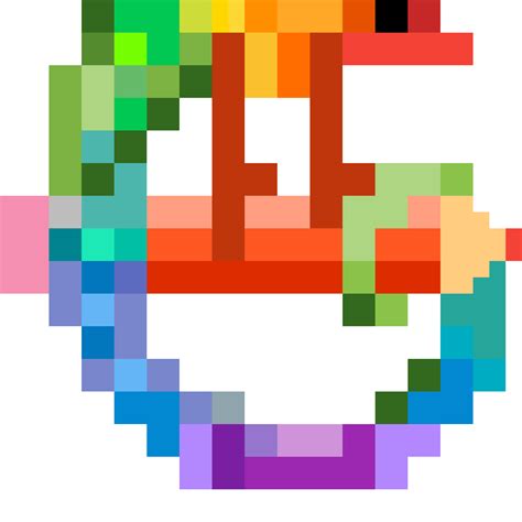 Pixel Art Logos With Grid