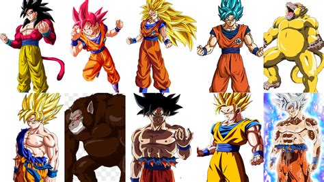 Las Mejores 180 Imagenes De Todas Las Transformaciones De Goku