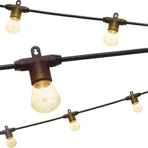 Bistro lights are aptly named and commonly used to illuminate the outdoor patio areas of bistros unlike string or bistro lights, where the bulb is exposed, rope lights are linked together in a pvc. Lights by Night LED Bistro String Lights, 12-Foot 6-Bulbs ...