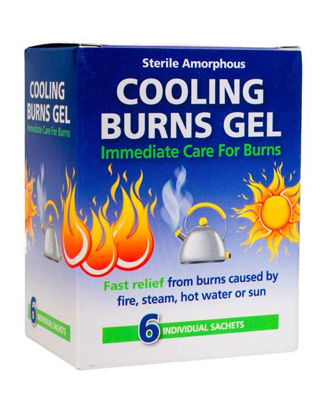 Cooling Burns Gel Physical Sports First Aid