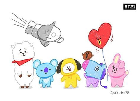 Bt21 Characters Created By Bts Armys Amino