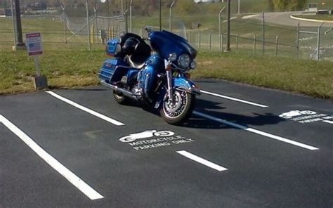Motorcycle Parking Stencil By Warehouse Floor Marking Knoxville ⭐️⭐️⭐️⭐