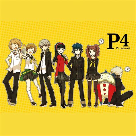 Persona 4 Golden Persona 4 Hanamura Yosuke Kanji Tatsumi Kuma Persona 4