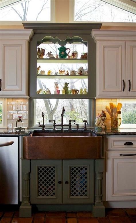 36 Fiona Hammered Copper Farmhouse Sink Farmhouse Style Kitchen