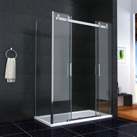 Cheap shower doors, buy quality home improvement directly from china suppliers products at all categories , home improvement , bathroom fixtures , shower rooms & accessories , shower doors. Luxury Sliding Shower Door Walk In Enclosure Easyclean ...