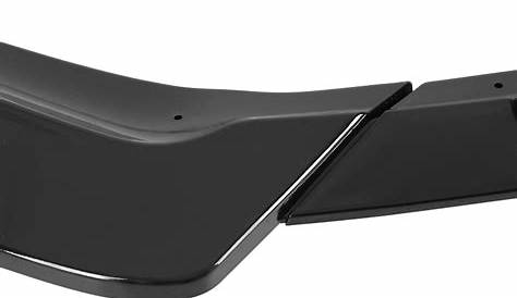 For 17-18 Ford Fusion Glossy Black PP Front Bumper Lip Spoiler Body