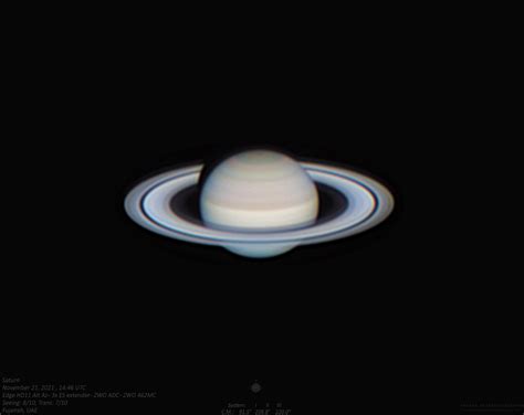 Saturn Captured Under Good Seeing Condition From The Eastern Coast Of