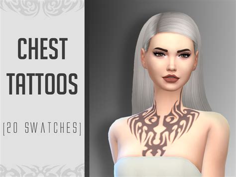 The Sims Resource Chest Tattoos