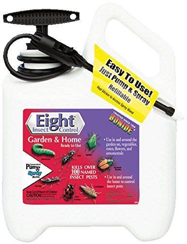 Floramite sc ornamental miticide is not systemic in action; Bonide RTU Eight Garden and Home Insect Control 133 gallon ...
