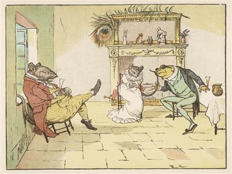 A Frog He Would A Wooing Go 3 Of 4 Prints Randolph Caldecott