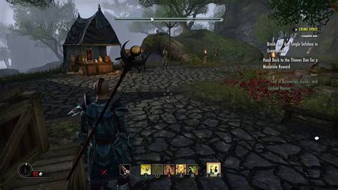 Eso Elder Scrolls Greenshade Lock Box Location Thieves Guild Quest