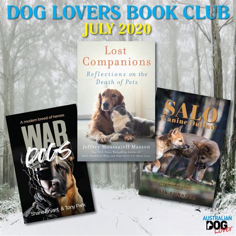 Dog Lovers Book Club July 2020 Australian Dog Lover