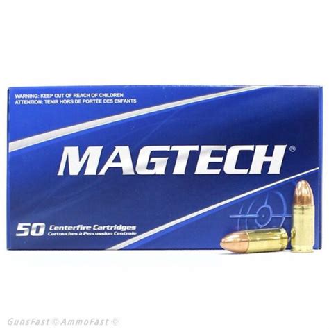 Magtech 9mm 115 Grain Fmj Ammo 50 Rounds