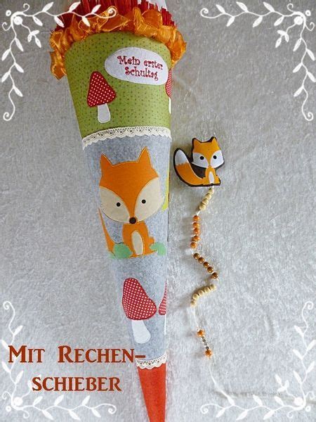 Roth schultüte zuckertüte einhorn mit fohlen 85 cm glittereffekt pferd special. Schultüten - Schultüte Fuchs im Wald mit Rechenschieber ...