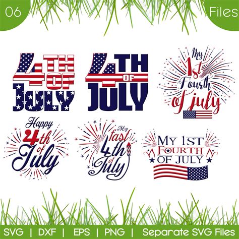 4th of july SVG Cut Files - vector svg format