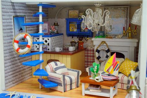Dollhouse Miniature Diy Kit A 029 Creek Beach Villa By Aegean Sea