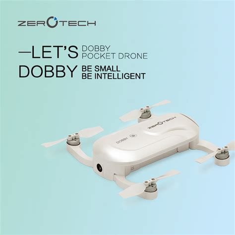 Us Original Zerotech Dobby Wifi Fpv Selfie Smart Drone With 4k 13mp Hd
