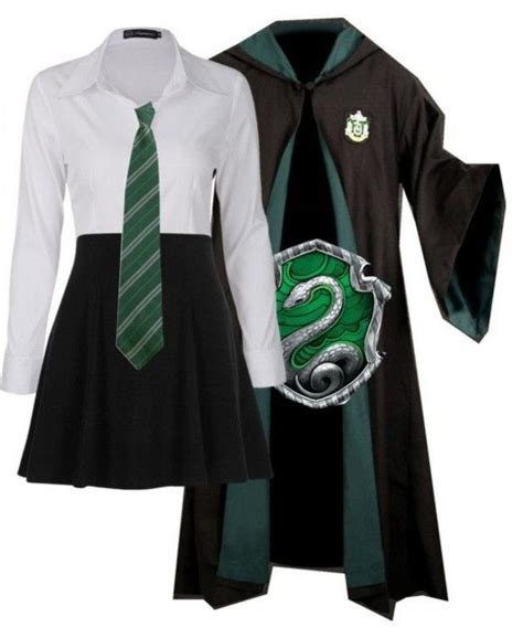 Slytherin Uniform Roupas Harry Potter Roupas Roupas De Hogwarts