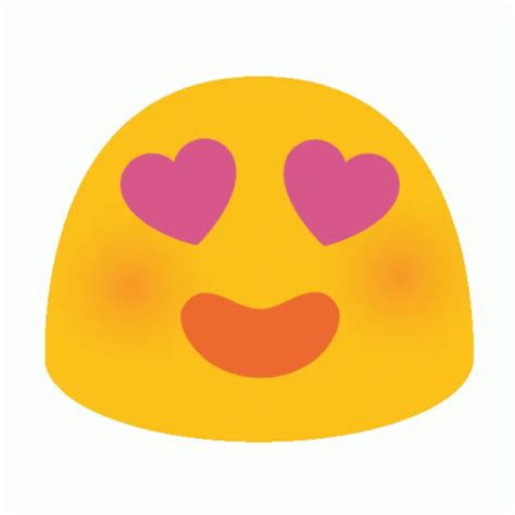 Heart Eye Emoji Sticker Long Livethe Blob Smiling Hearts Discover Share GIFs