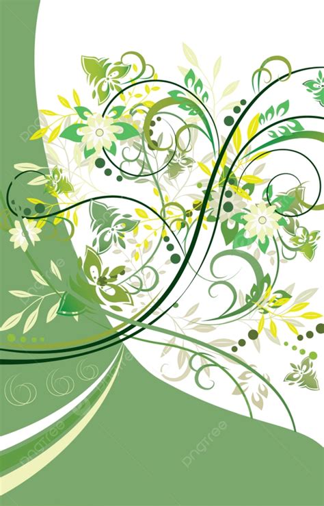Vector Abstract Floral Background Background Decoration Illustration