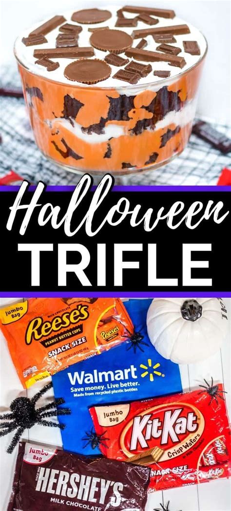 Halloween Trifle An Easy Halloween Candy Dessert Recipe