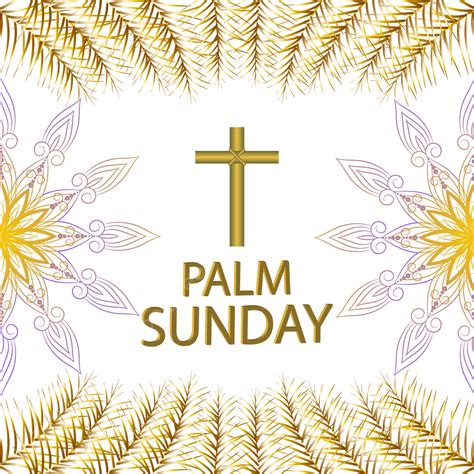 Palm Sunday Vector Art Png Palm Sunday Illustration Vector Design