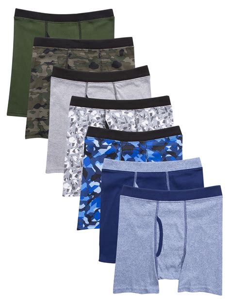 Hanes Boys Underwear 7 Pack Tagless Boxer Briefs Sizes S Xl Walmart
