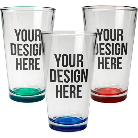 Customized Libbey Pint Glasses 16 Oz 3 5 X 5 75 Drinkware And Barware Pint Glasses
