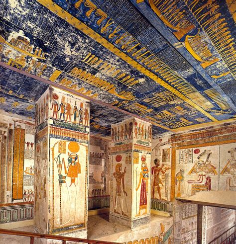 Egyptian Frescoes Digital Maps Of The Ancient World